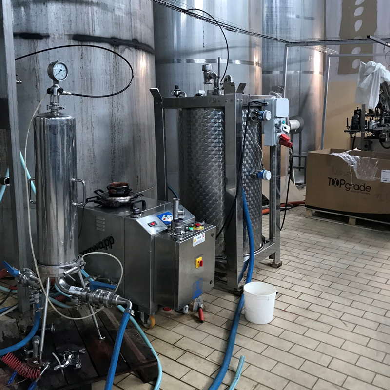Impianti aria compressa per azienda vinicola