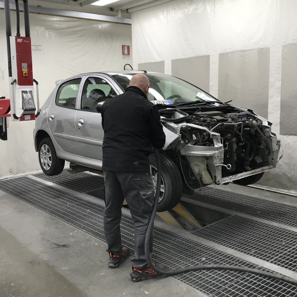 impianti aria compressa per cabine di verniciatura, officine e carrozzerie