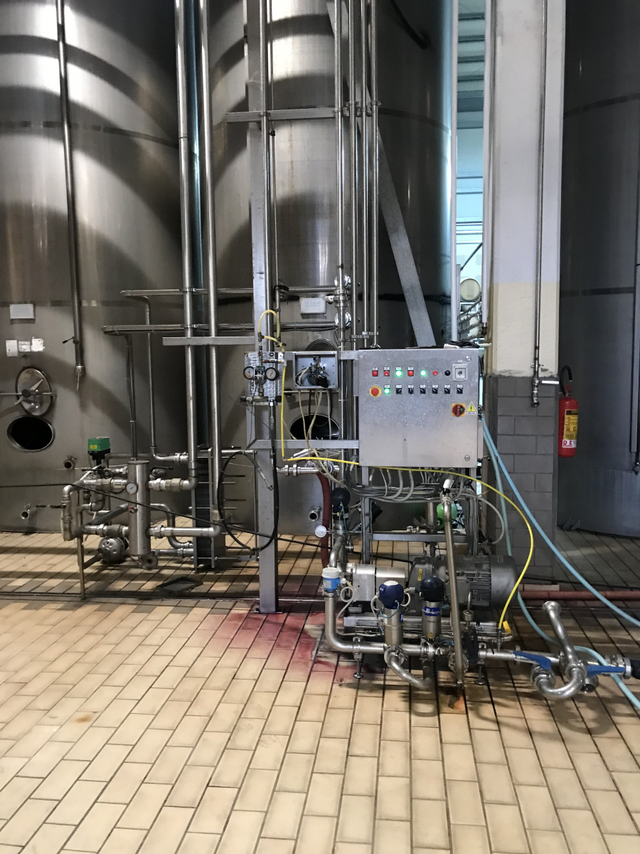 impianti aria compressa per cantine, foto applicazione