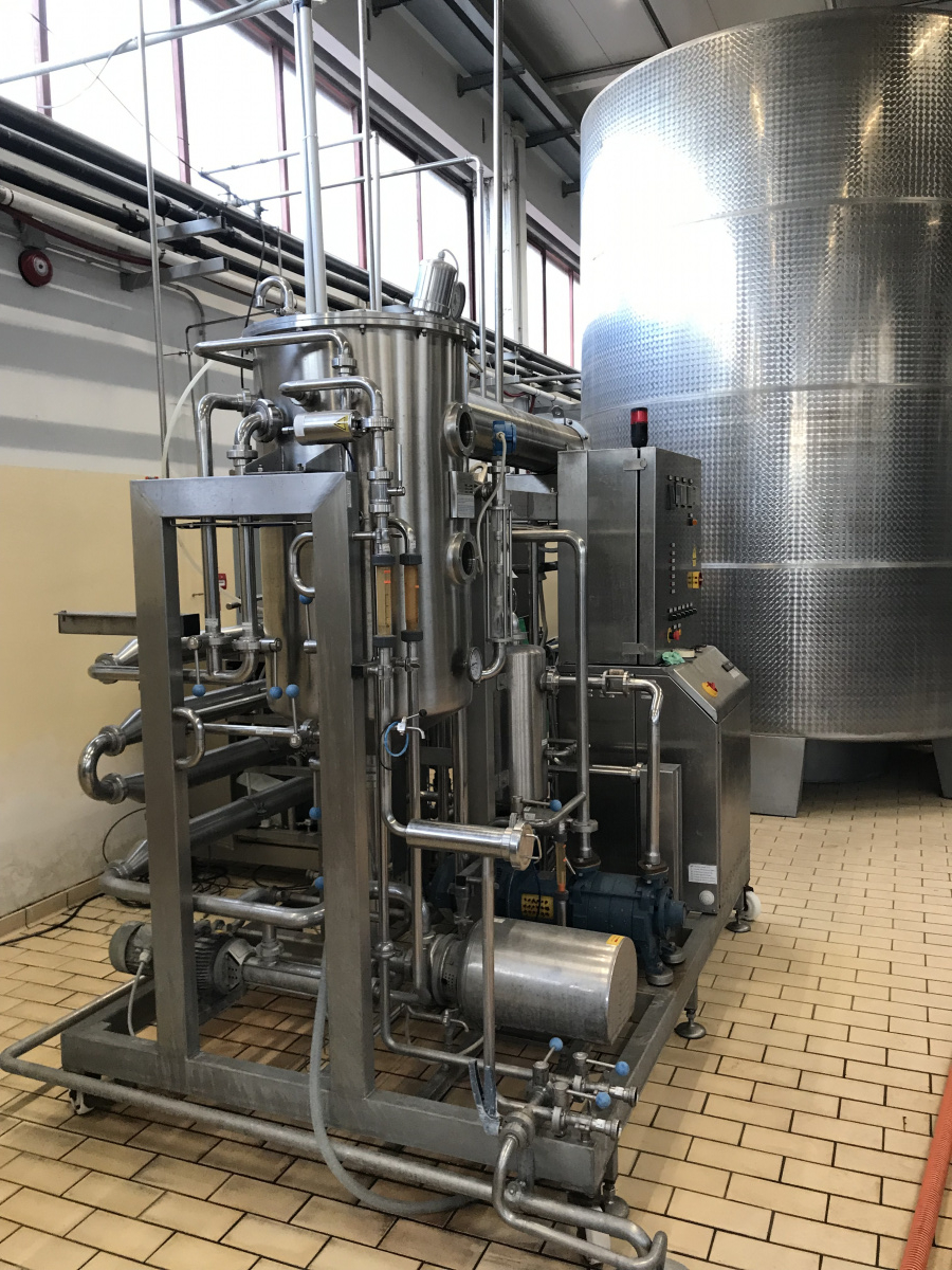 impianti aria compressa per cantine, foto applicazione